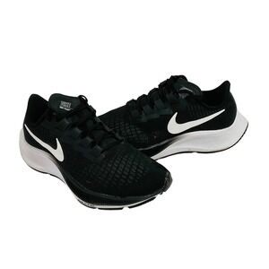 Nike Zoom Pegasus 37 BQ9647–002 women's size 8 running shoes black‎ white mesh